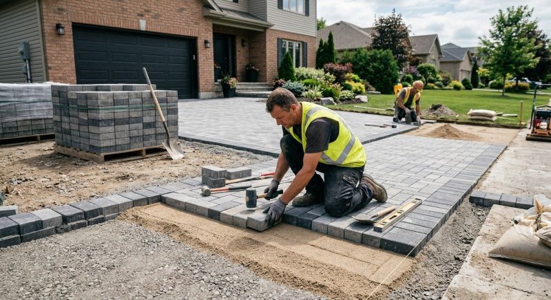 Clay Pavers Installation in Boston, MA