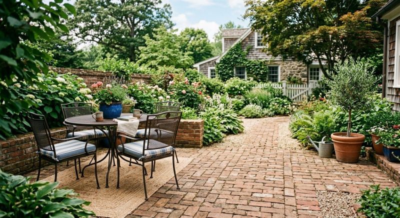 Patio Brick Installation in Providence, RI